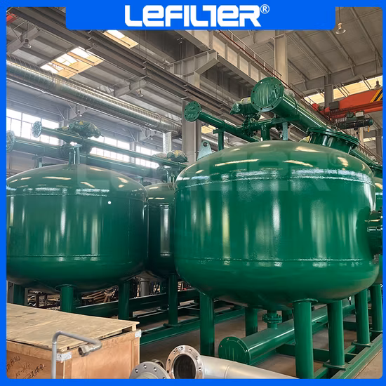 点滴灌漑システムの加圧濾過タンク用自動逆洗機能付き石英砂フィルター